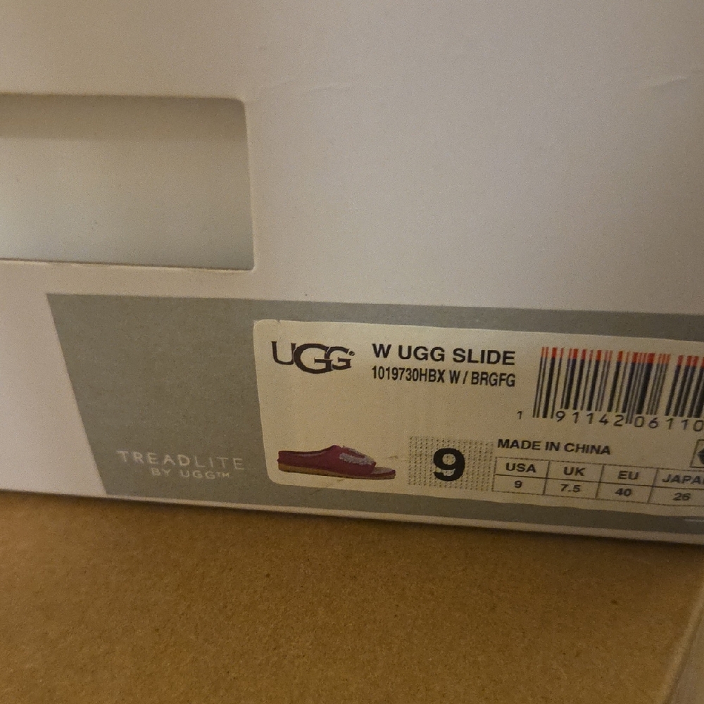 UGG Women's Pink Slide Sandals
